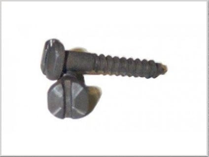 HCS-01 Pyramid Hammered Slotted Head Screw Bulk QTY
