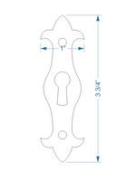 Romanesque Escutcheon Plate