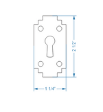Santa Fe Escutcheon Plate