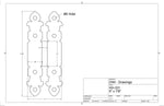 IN STOCK Spanish Cathedral Iron Hinge