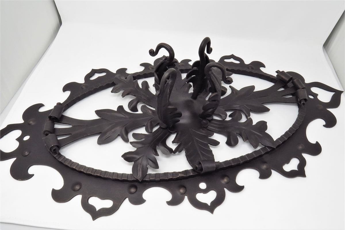 HHCM-339 German Castle Iron Chandelier Mount