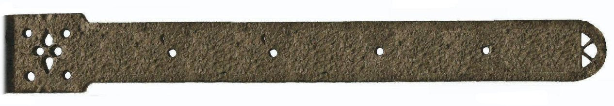 Shabby Chic Wrought Iron Faux Hinge Strap