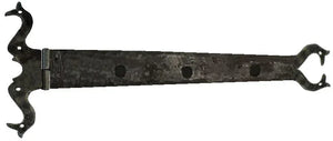 Viking Folk Wrought Iron XL Functioning Hinge Strap - Old West Iron