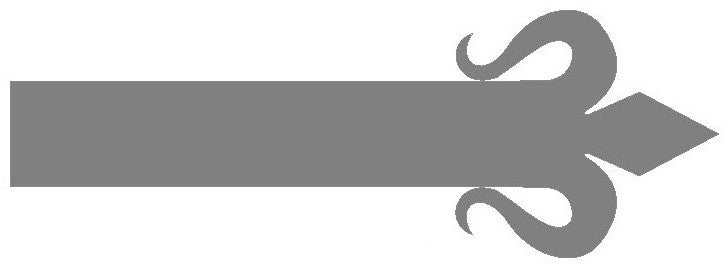 Spanish Mission Wrought Iron Faux Hinge Strap