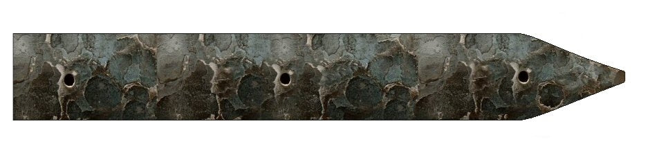 Authentic Old World Iron Faux Hinge Strap