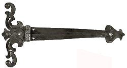 Art Nouveau Iron Functioning Hinge Strap