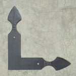Authentic Arrowhead Iron "L" Strap - Old West Iron