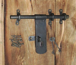 Authentic Old World Iron Latch Large - Old West Iron