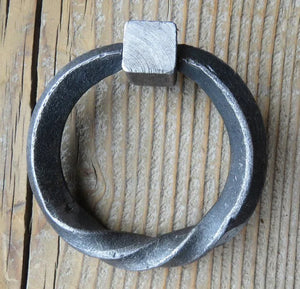 3" Twisted Base Ring - Old West Iron