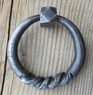 6" Round Twist Base Ring - Old West Iron