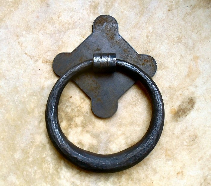 Cuchara Aldaba de puerta de hierro / Tirador de anillo