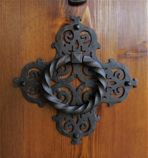 Gothic Cathedral Iron Door Knocker/Ring Pull - Old West Iron