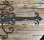 Sangle de charnière en faux fer Châteauesque