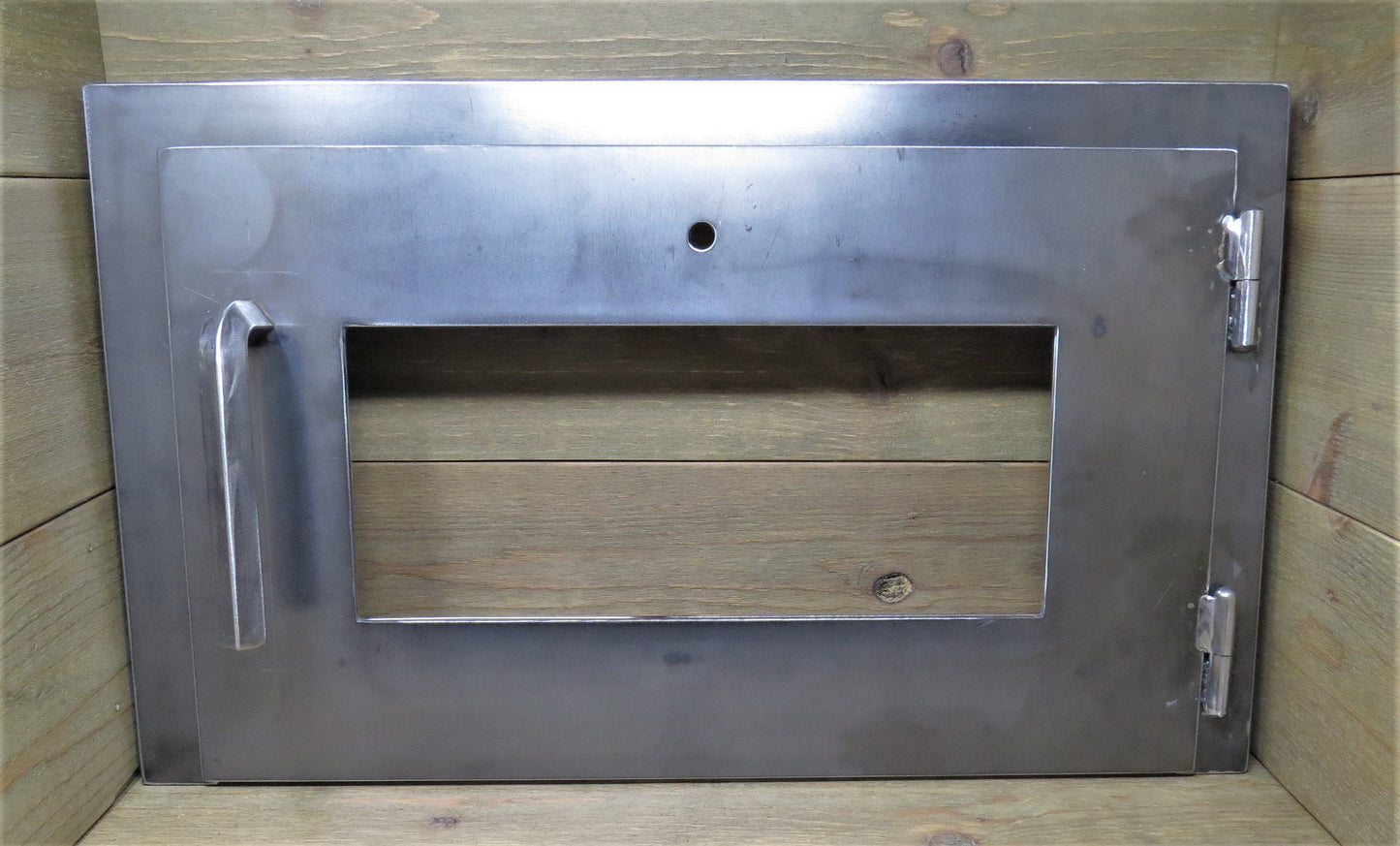 store pizza oven door 20”(w) x 11”(h) stainless steel 304 heavy