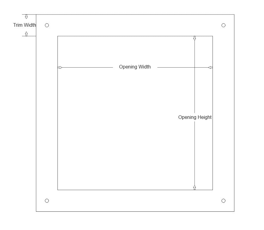 Rectangular Iron Frame – Old West Iron