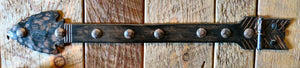 Authentic Arrowhead Iron XL Functioning Hinge Strap - Old West Iron