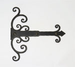 Sangle de charnière en faux fer Châteauesque