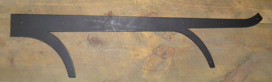 Sangle de charnière en faux fer forgé scandinave