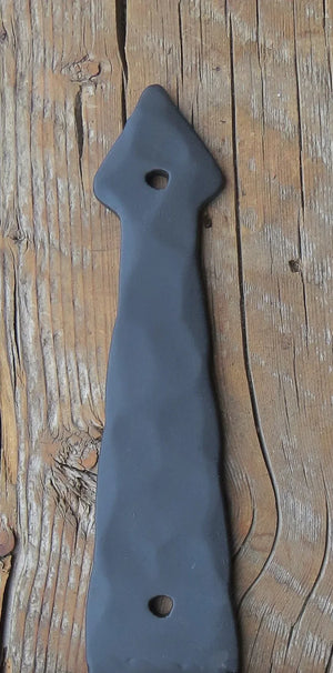 Neo-Classical Iron J-Hook Post Base - Old West Iron
