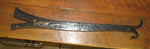 XL Nordic Iron Age Wrought Iron Faux Hinge Strap