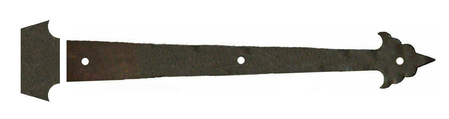 Early American Iron Functioning Hinge Strap