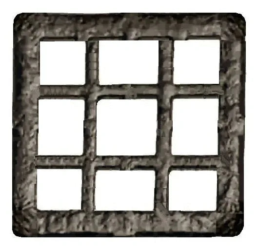 Tuscan Iron Speakeasy Door & Grill Set - Old West Iron