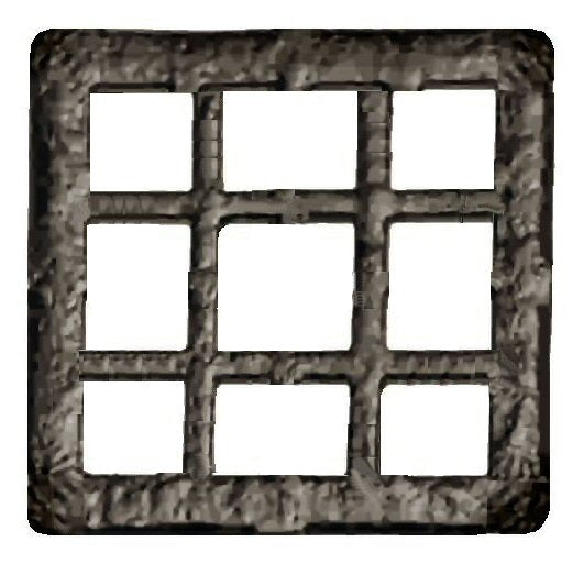 Tuscan Iron Speakeasy Door & Grill Set