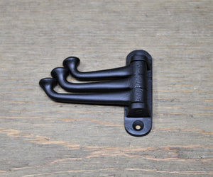 Hand Forged 3 Arm Iron Swivel Hook - Old West Iron