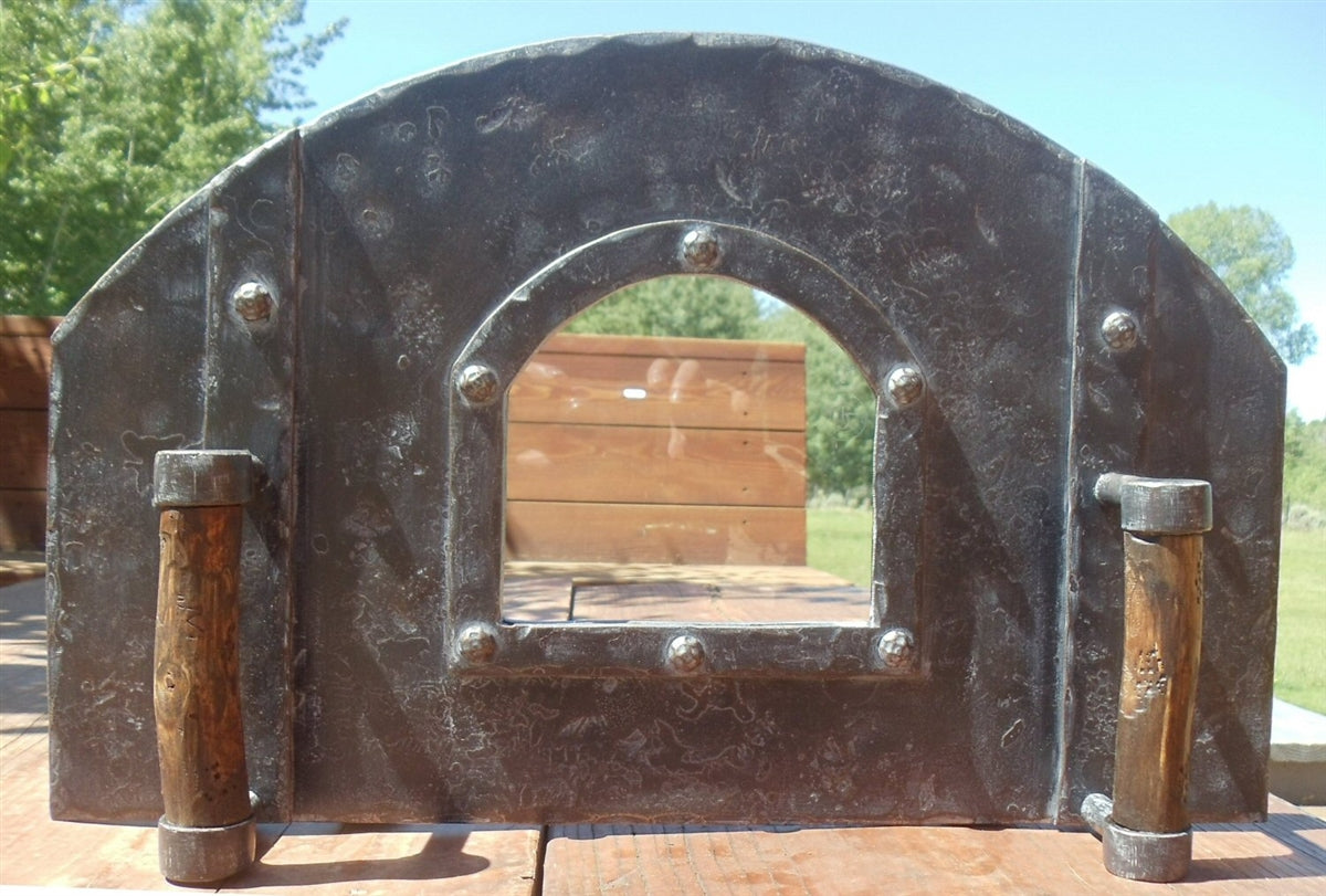 MD-205-A Standard Arched Freestanding Pizza Oven Door