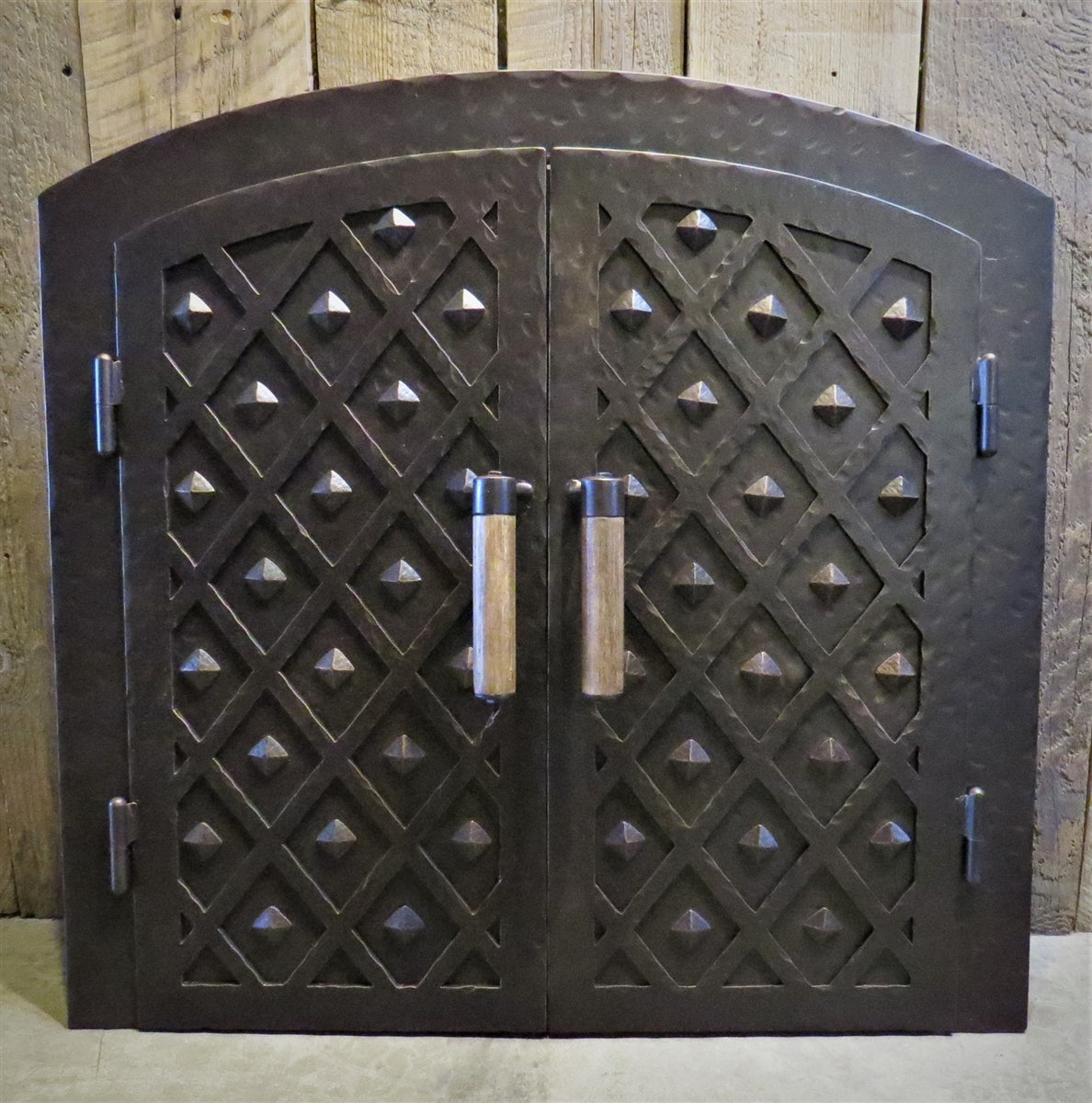 MD-209-AD Romanesque Arched Hinged Pizza Oven Door