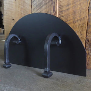 Victorian Arched Freestanding Pizza Oven Door - Old West Iron