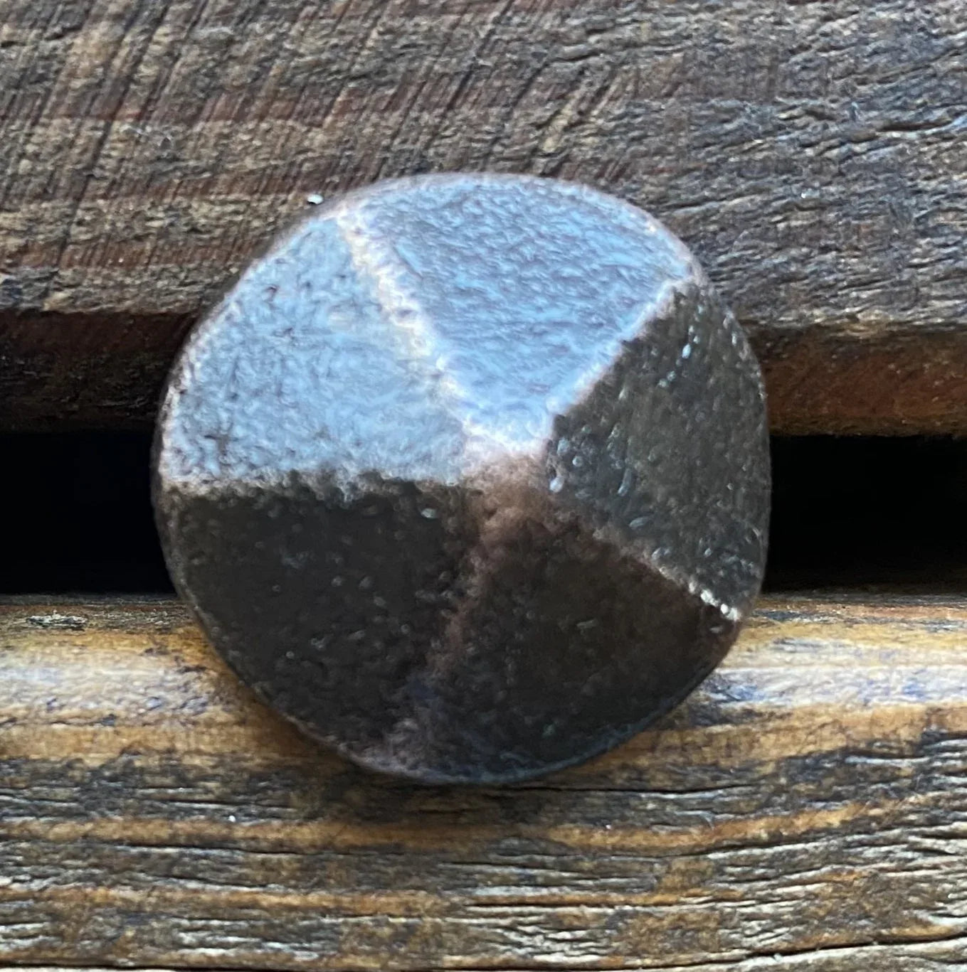 3/4" Copper Round Pyramid Head Nail - Old West Iron