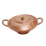 Novica Handmade Warm Glow Copper Serving Bowl Serving Trays Kitchen Accessory