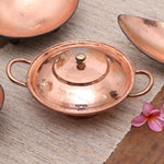Novica Handmade Warm Glow Copper Serving Bowl Serving Trays Kitchen Accessory