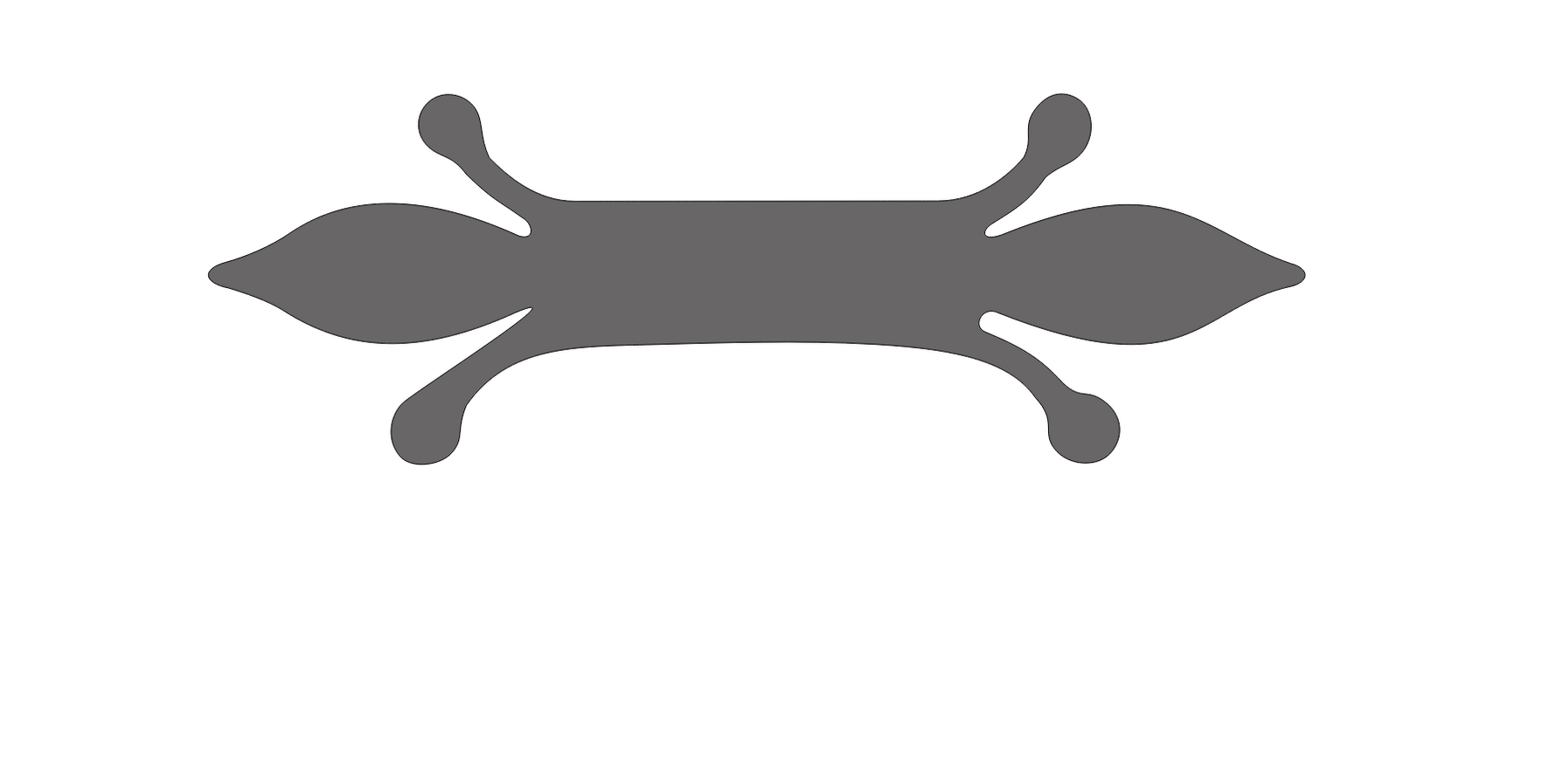 Old English Castle Iron Straight Plate