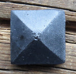 1 1/4" Square Hammered Pyramid Head Clavo / Decorative Nail Head