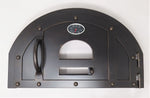 oil rubbed bronze pizza oven door old world stlye with thermometer and window and damper