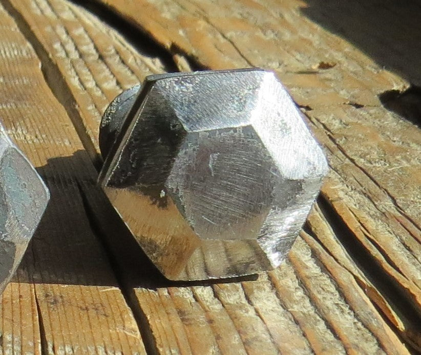 pyramid hex head lag in raw finish