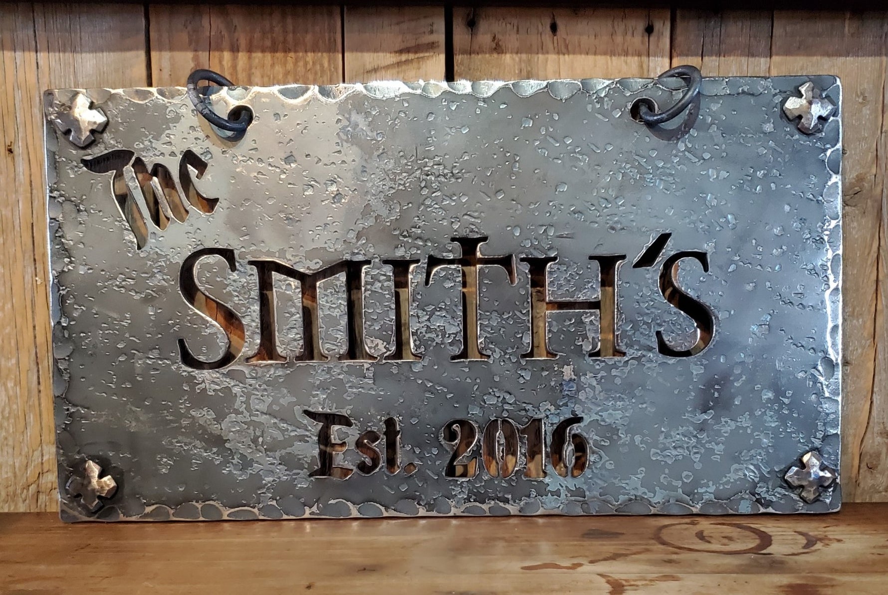 Celtic Iron Name Sign Signage