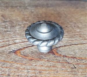 HCK-14 Rope Edge Knob - Old West Iron