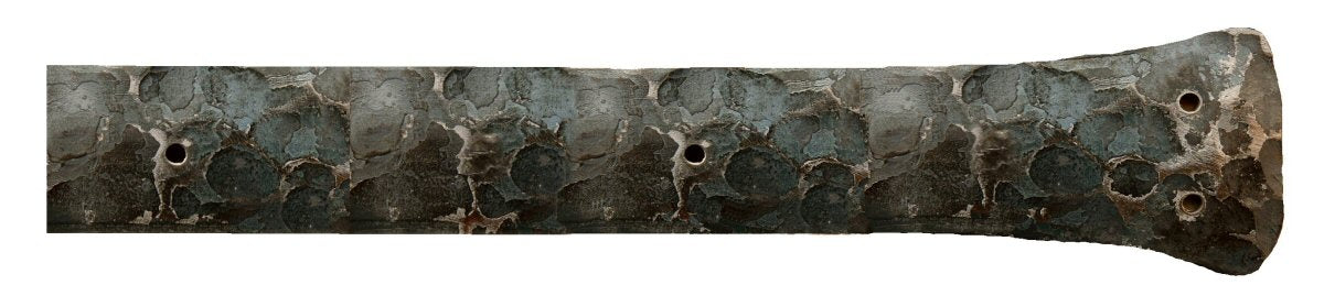 Traditional Tuscan Iron Garage Door Dummy Hinge Strap