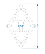 Greek Ionic Escutcheon Plate