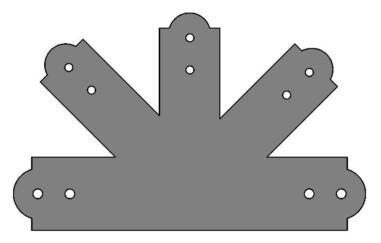 Colonial Iron Center Plate