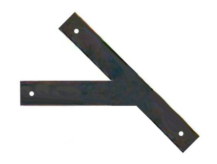 Plain Straight Iron Gable Thru Plate 300