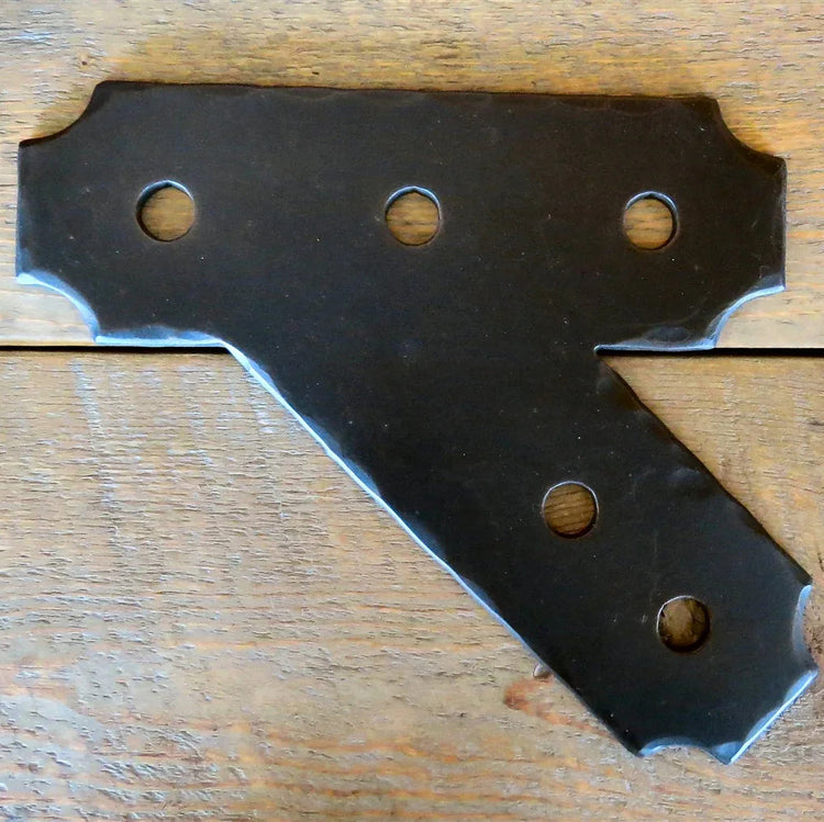 Transitional Iron Gable Thru Plate - Old West Iron