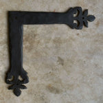 Roman Acanthus Iron "L" Plate - Old West Iron
