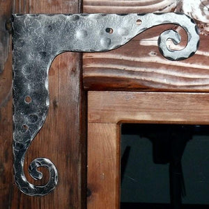 Greek Ionic Iron "L" Plate - Old West Iron
