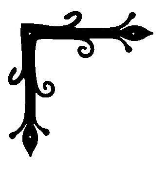 Old English Castle Iron "L" Plate