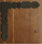 Plato "L" de hierro Art Déco