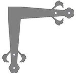German Castle Iron "L" Plate - Old West Iron